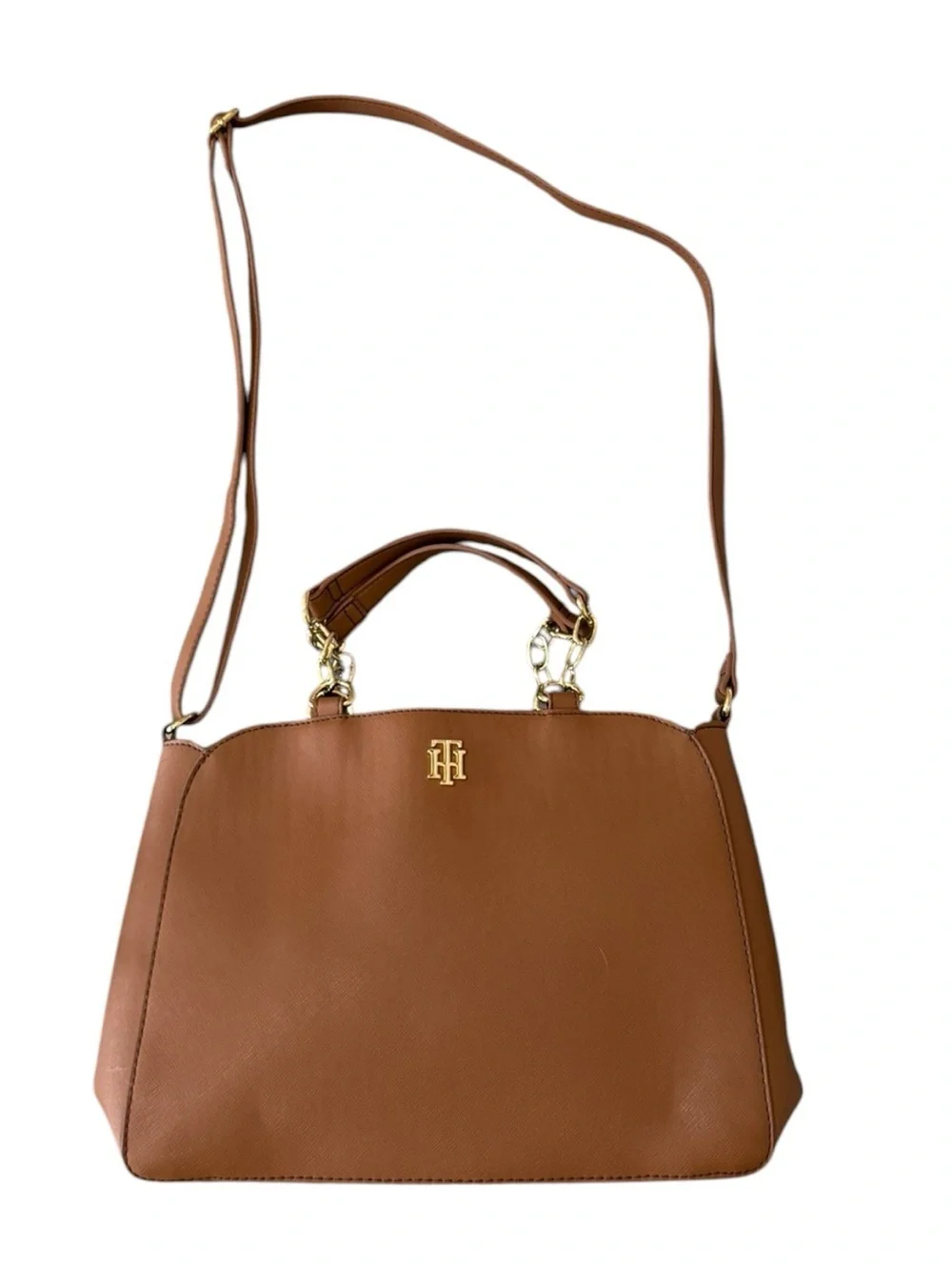 Tommy Hilfiger structured cognac